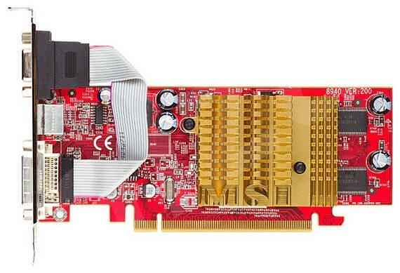 Carte Graphique ATI Radeon X300SE 128 Mo - Sorties VGA Et TV - Occasion