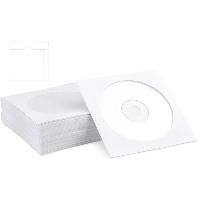 COVER IT papír tok CD/DVD számára, 100db - CD/DVD tok
