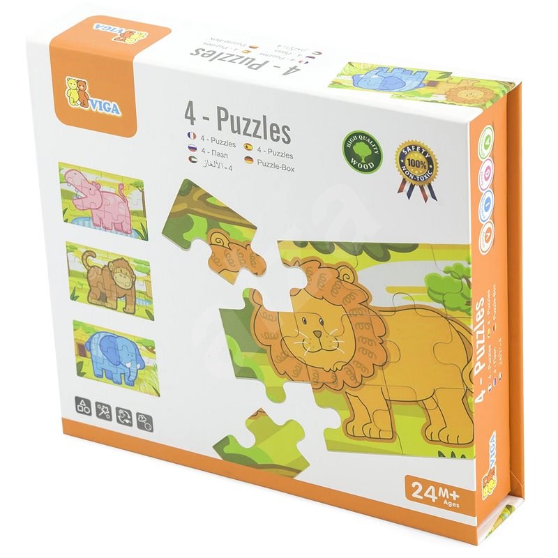 Fa puzzle - dzsungel - Fa puzzle