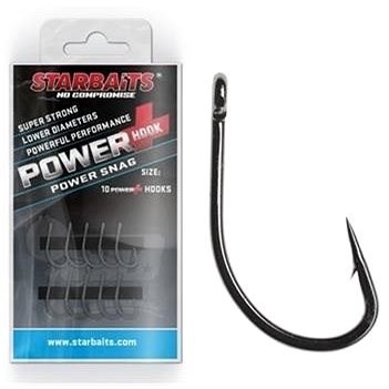 Starbaits Power Hook Long Shank, méret: 8, 10 db - Horog