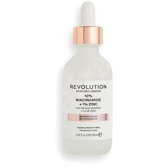 REVOLUTION SKINCARE 10% Niacinamide + 1% Zinc Blemish & Pore Refining Serum SUPER SIZED 60 ml - Arcápoló szérum
