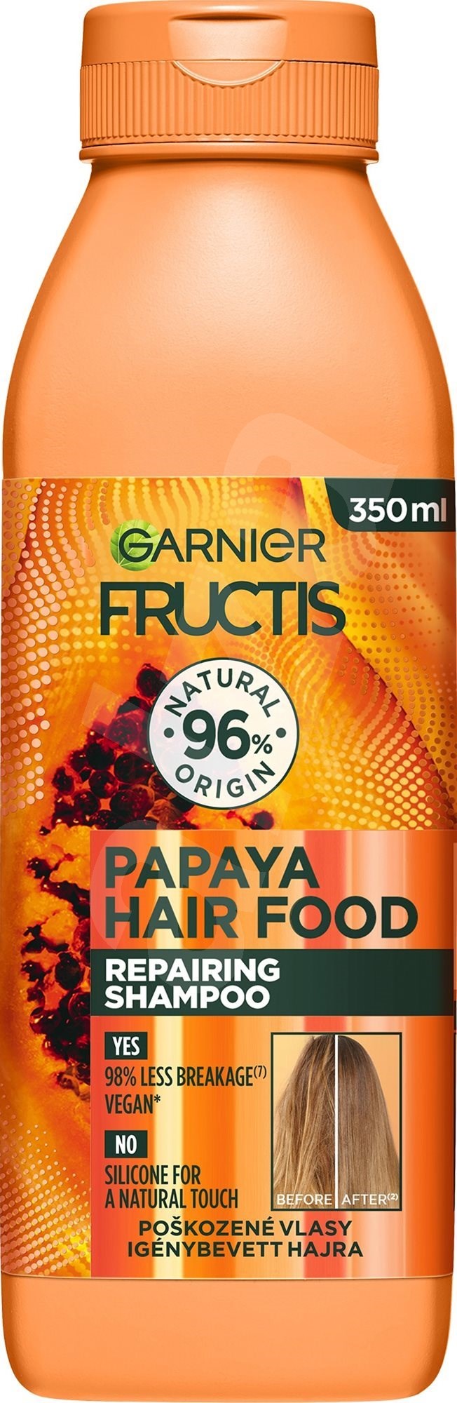GARNIER Fructis Hair Food Repairing Papaya Shampoo 350 ml Sampon Alza.hu