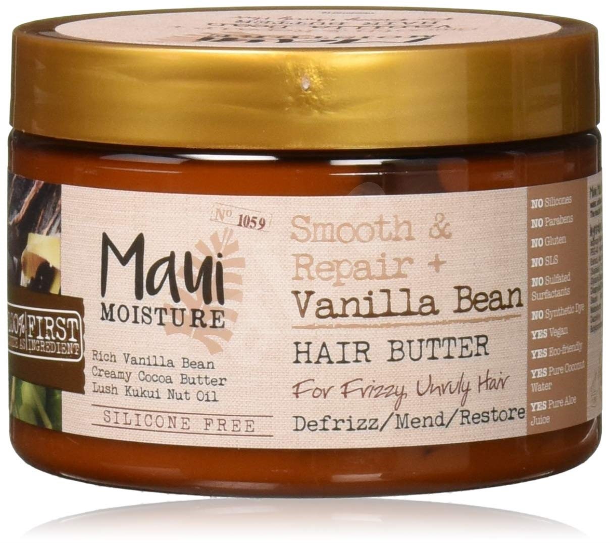 MAUI MOISTURE Vanilla Bean Frizzy and Unruly Hair Mask 340 g