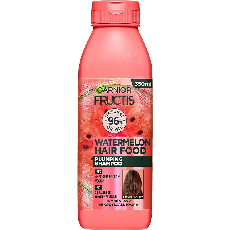 GARNIER Fructis Hair Food Plumping Watermelon Shampoo 350 ml Sampon
