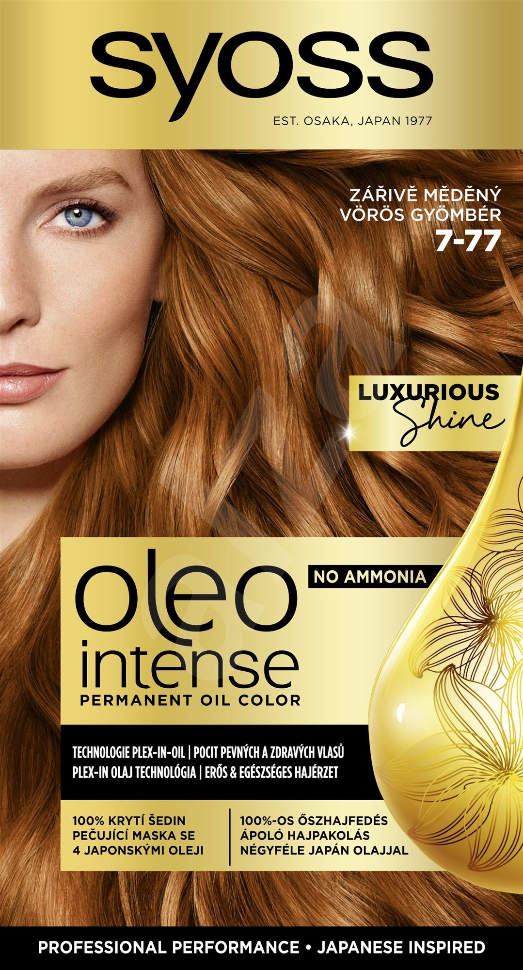 SYOSS Oleo Intense 7-77 Vörös gyömbér 50 ml - Hajfesték | Alza.hu