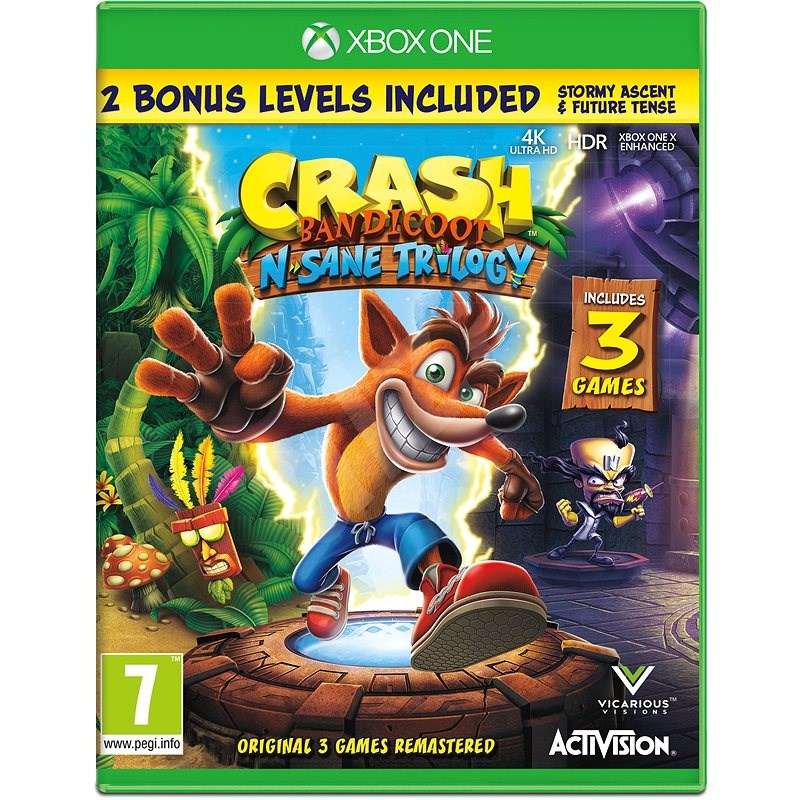 Crash Bandicoot N Sane Trilogy - Xbox One - Konzol játék
