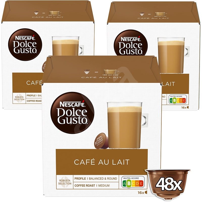 NESCAFÉ Dolce Gusto Café Au Lait, 3 csomag - Kávékapszula