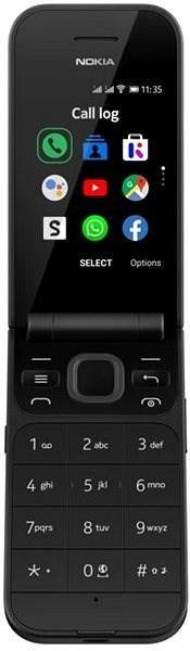Nokia 2720 4G Dual SIM, fekete - Mobiltelefon