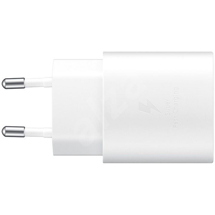 Samsung Töltő gyorstöltés támogatással (25W) kábellel fehér - Hálózati adapter
