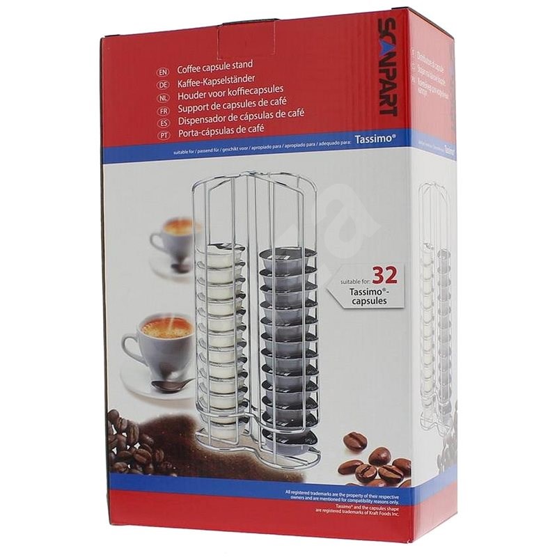Scanpart kapszula állvány Tassimo 32db - Állvány