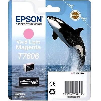 Epson T7606 világos élénk magenta - Tintapatron
