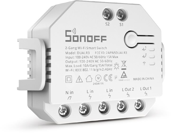 Wifi реле sonoff dualr3 схема подключения