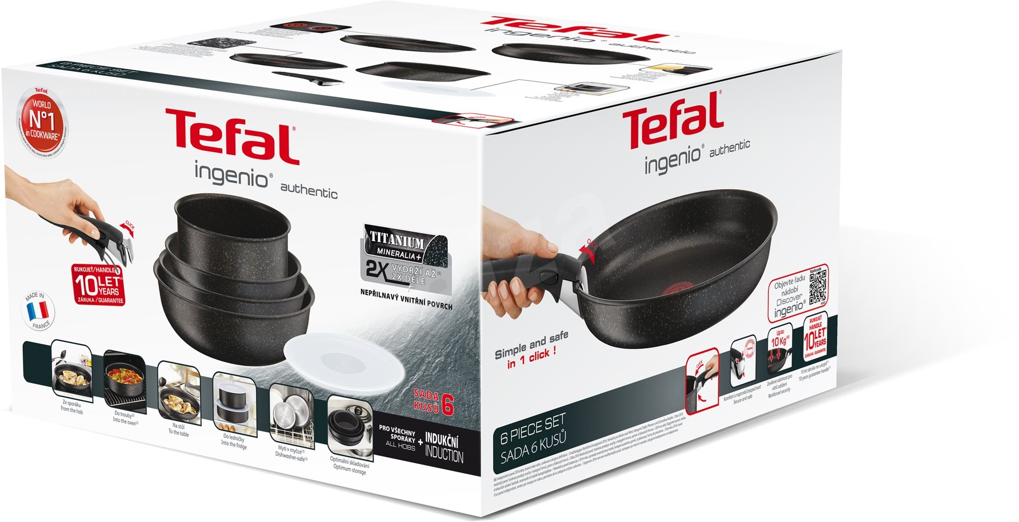 Tefal SET INGENIO AUTHENTIC 6db L6719452 - Edénykészlet | Alza.hu