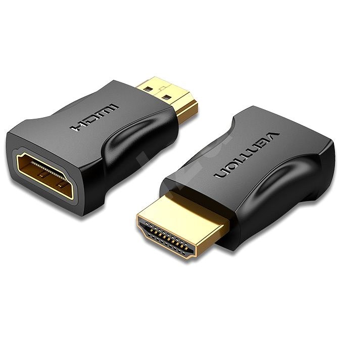 Vention HDMI Male to Female Adapter Black - Átalakító