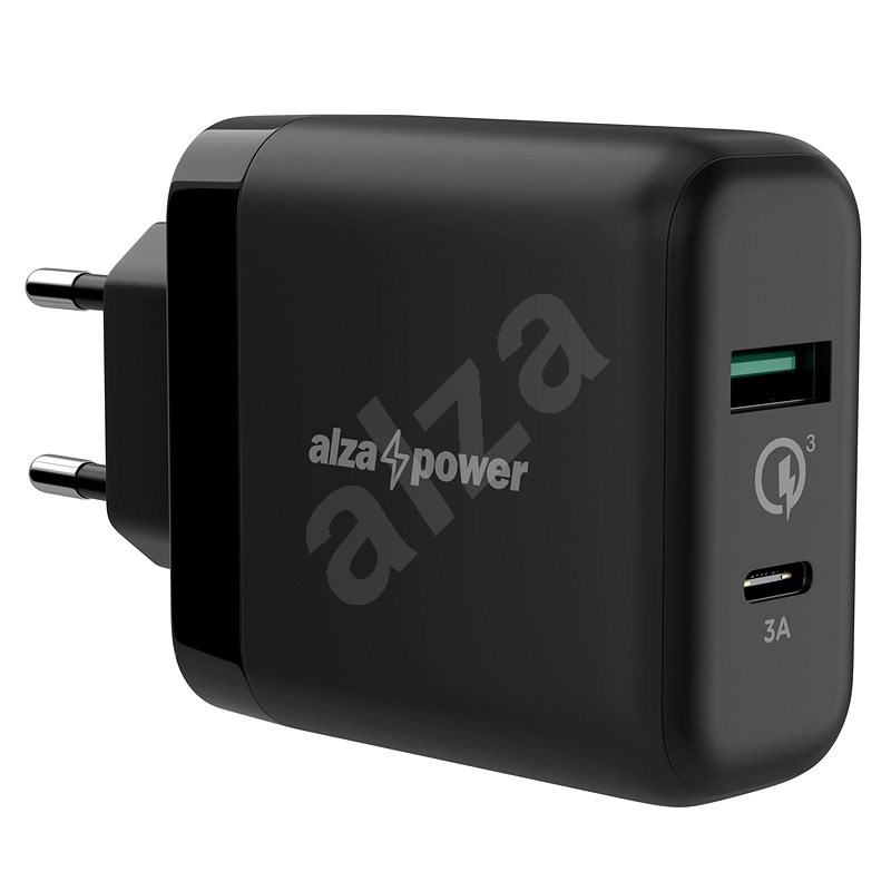 AlzaPower Q200C Quick Charge 3.0 fekete - Hálózati adapter