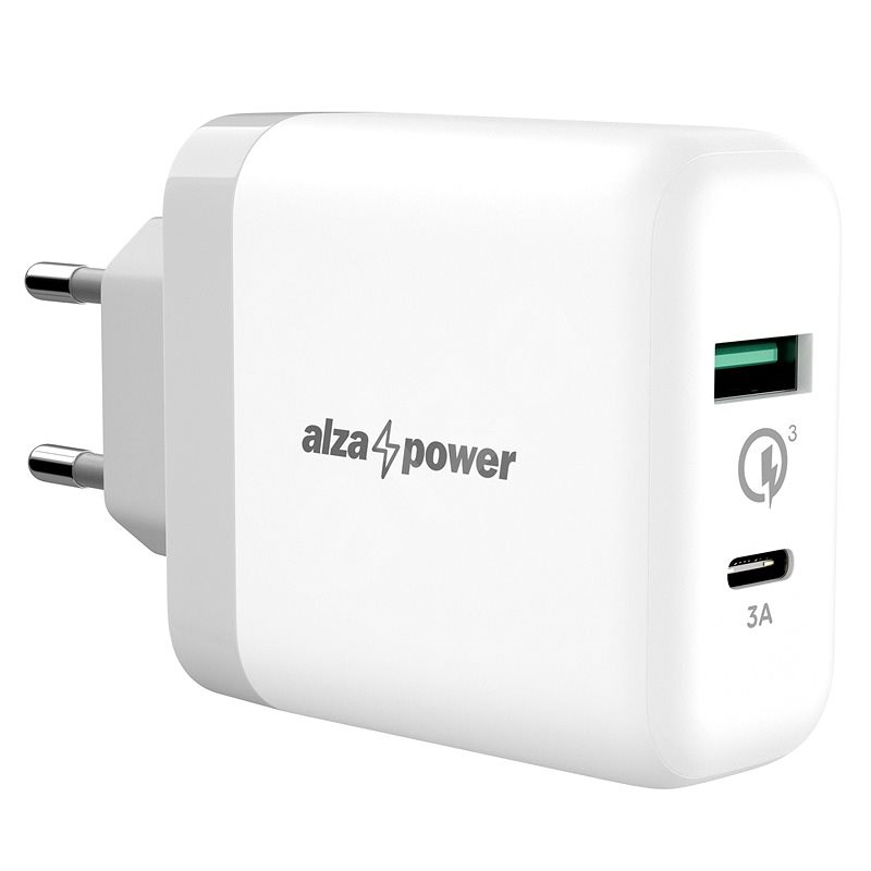 AlzaPower Q200C Quick Charge 3.0 fehér - Hálózati adapter