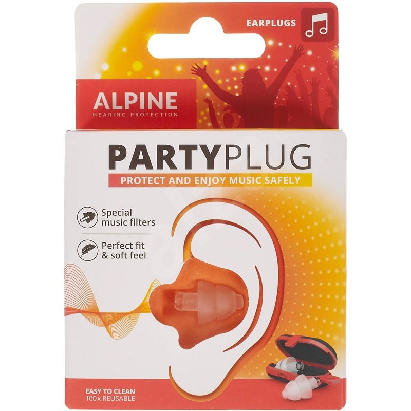 ALPINE PartyPlug átlátszó - Füldugó
