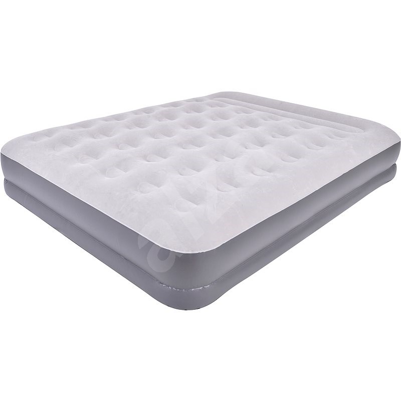 High Raised Airbed with built-in electric pump 203 cm grey - Matrac