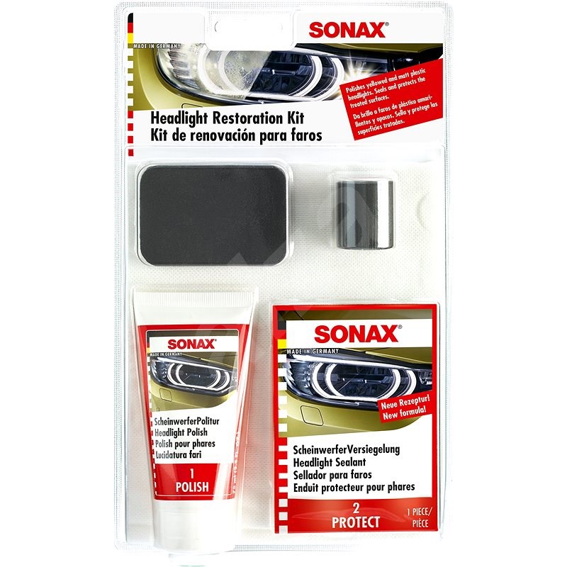 SONAX Fényszóró helyreállító készlet - 75 ml - Fényszóró felújító készlet