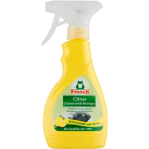 FROSCH EKO tisztítóspray indukciós és üvegkerámiás főzőlaphoz 300 ml - Környezetbarát tisztítószer