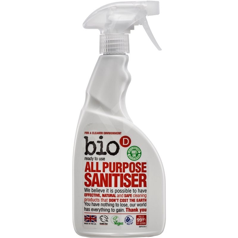 BIO-D fertőtlenítő tisztítószer, 500 ml - Környezetbarát tisztítószer