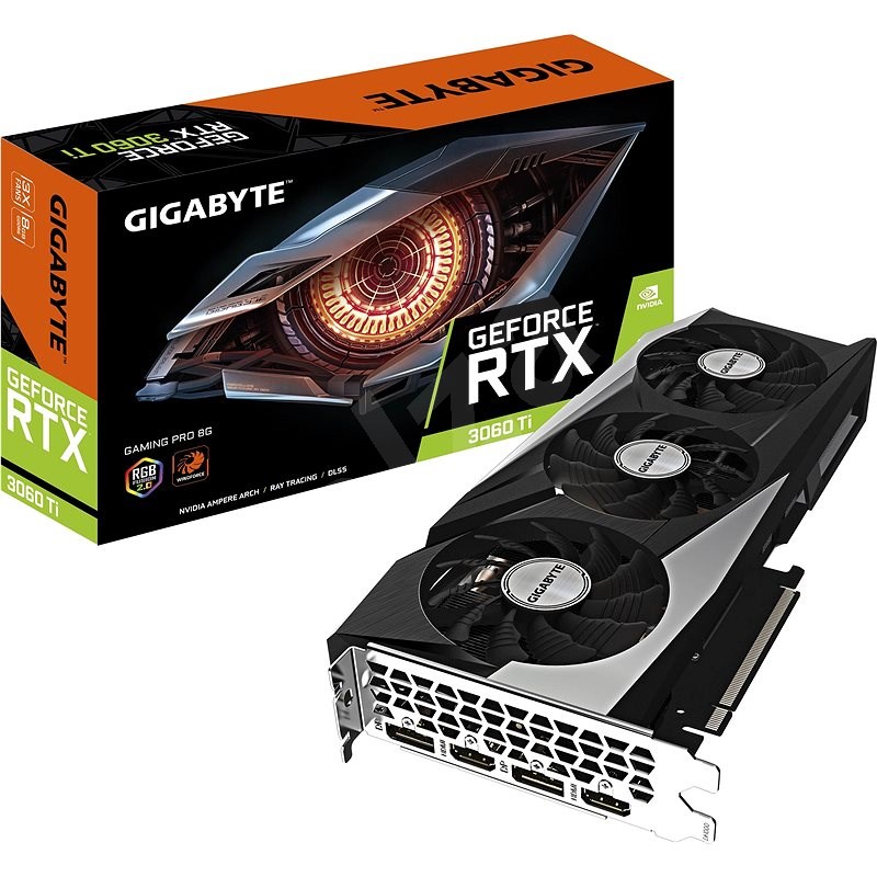 GIGABYTE GeForce RTX 3060 Ti GAMING PRO 8G (rev. 2.0) - Videókártya