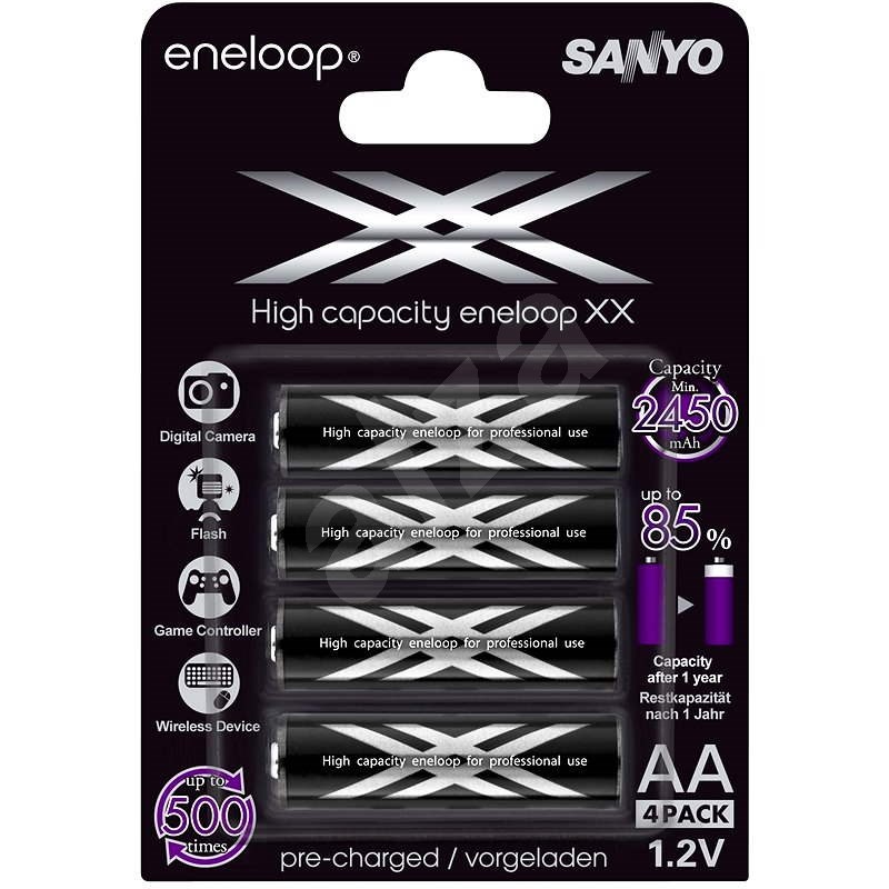  SANYO XX eneloop AA NiMH 2450mAh 4 pcs  - Rechargeable Battery