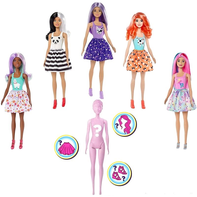 Barbie Color Reveal Barbie 1. hullám - Játékbaba