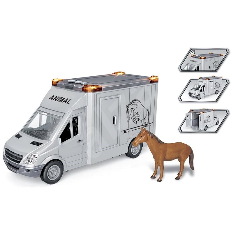 Wiky teherautó lóval - Játék autó