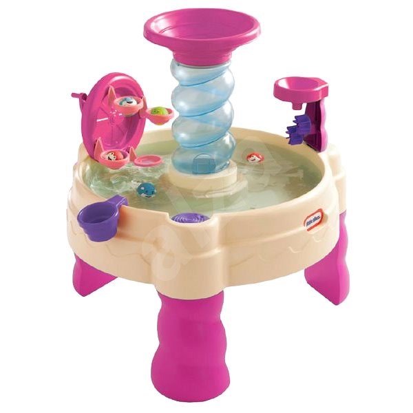 Little Tikes Spirál víz asztal - rózsaszín 80 cm - Vizes homokozó asztalok