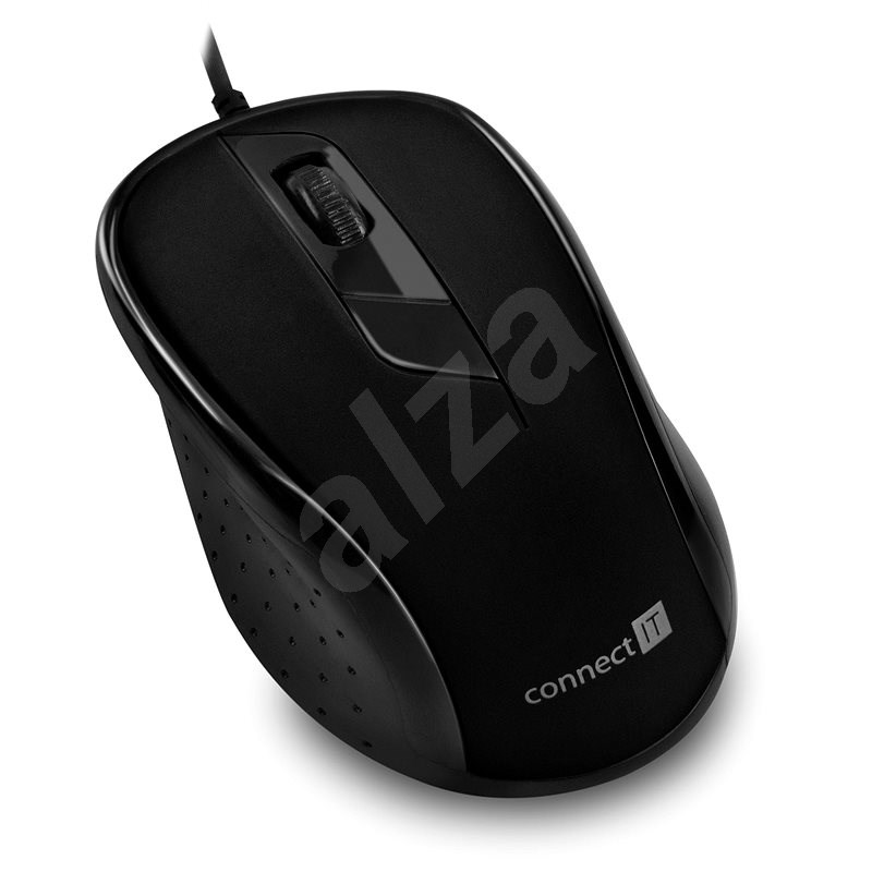 CONNECT IT Optical USB mouse fekete - Egér