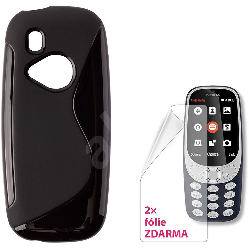 CONNECT IT S-COVER Nokia 3310 (2017) fekete - Mobiltelefon tok