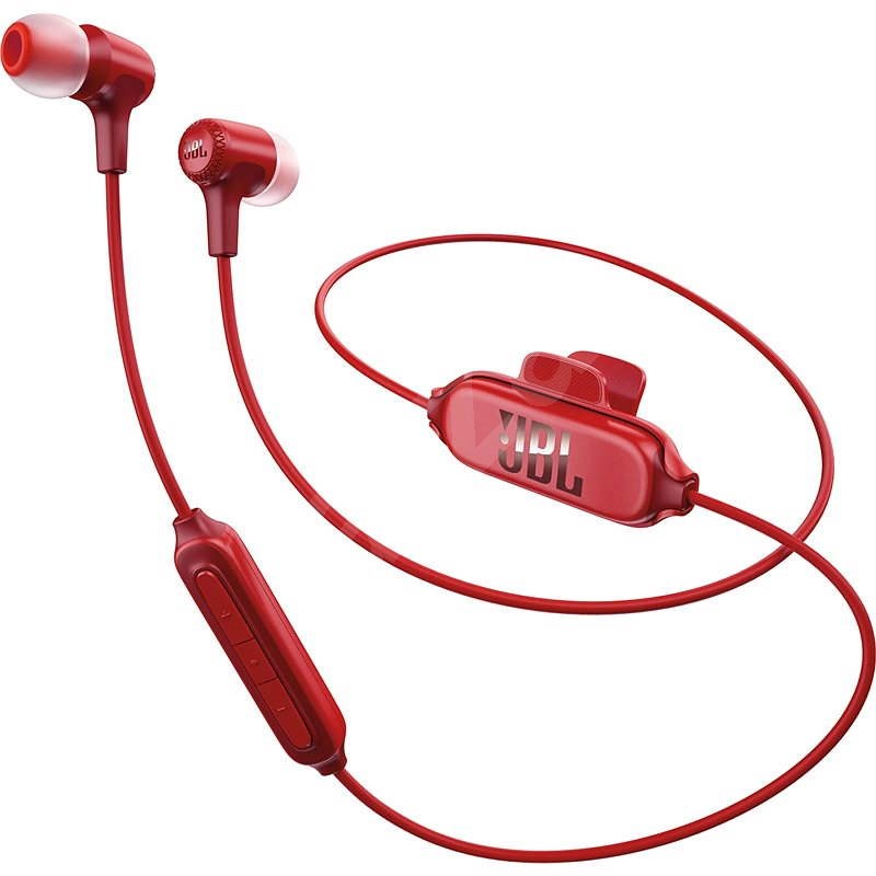 JBL E25BT piros - Vezeték nélküli fül-/fejhallgató