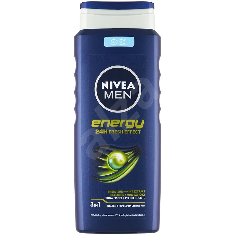NIVEA MEN Energy Shower Gel 500 ml - Tusfürdő