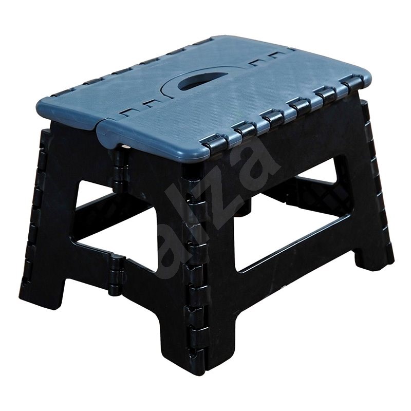 Kesper fekete összecsukható műanyag kisszék - Játék bútor