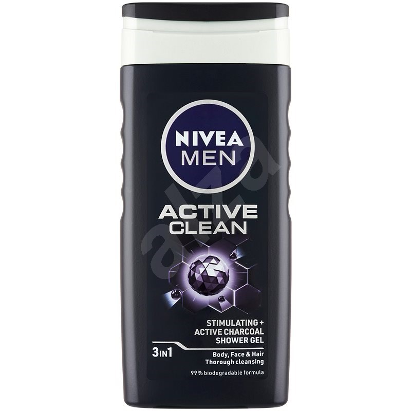 NIVEA Men Active Clean Shower Gel 250 ml - Tusfürdő