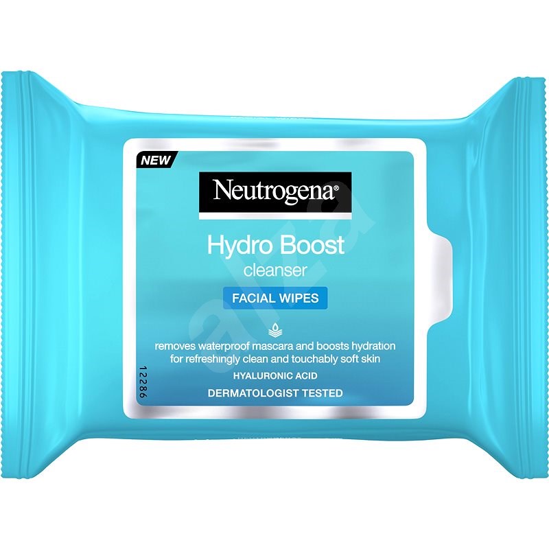 NEUTROGENA HydroBoost Cleanser Facial Wipes - Arctörlő kendő