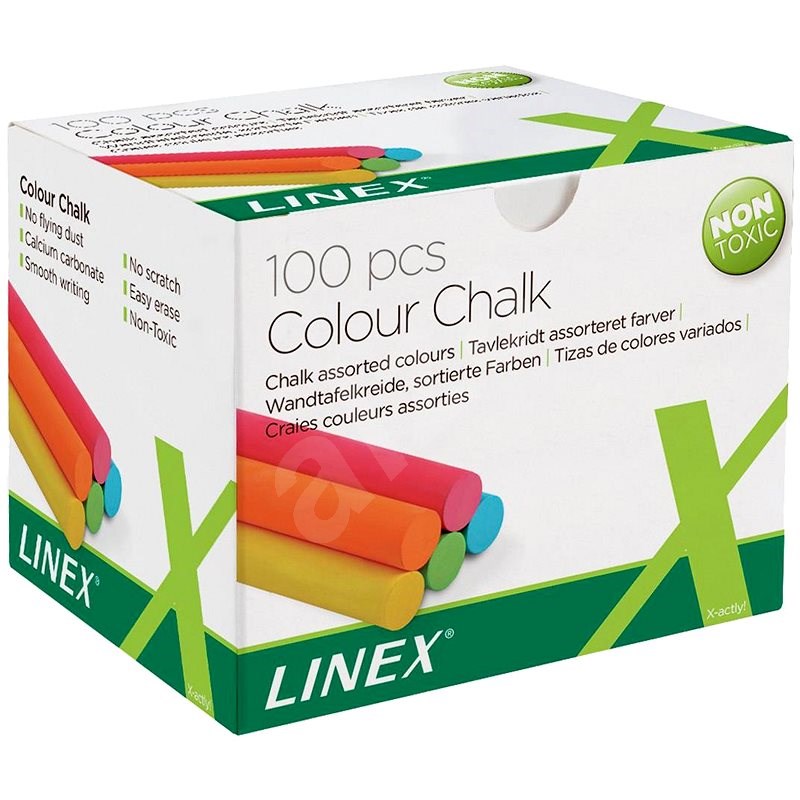 Linex színes, kerek - 100 db-os csomag - Kréta