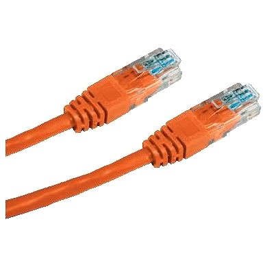 Adatátviteli kábel, CAT5E, UTP, 2 m, narancssárga - Hálózati kábel
