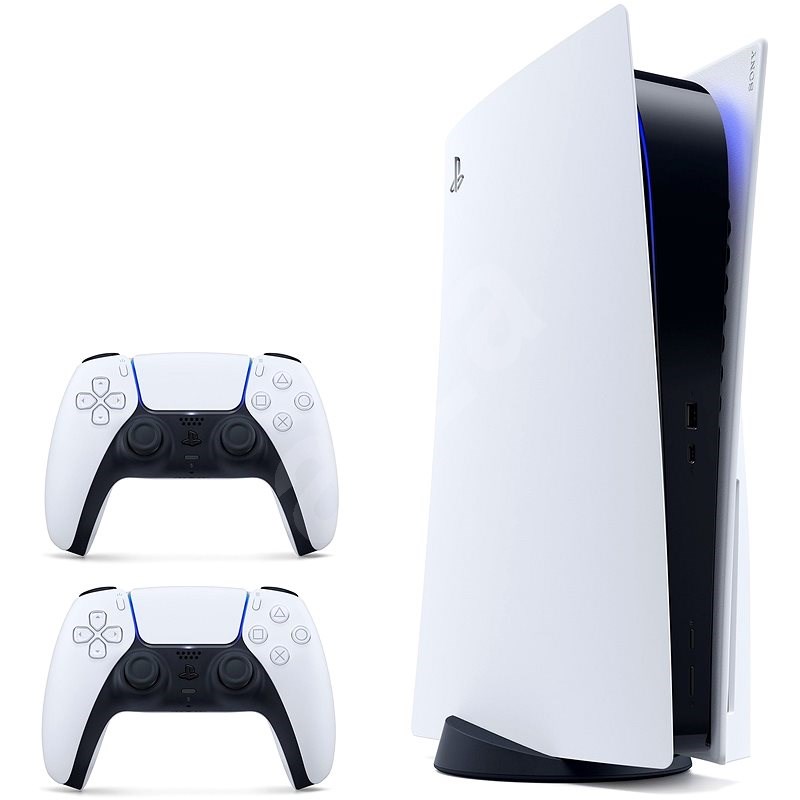 PlayStation 5 + 2x DualSense Wireless Controller - Konzol
