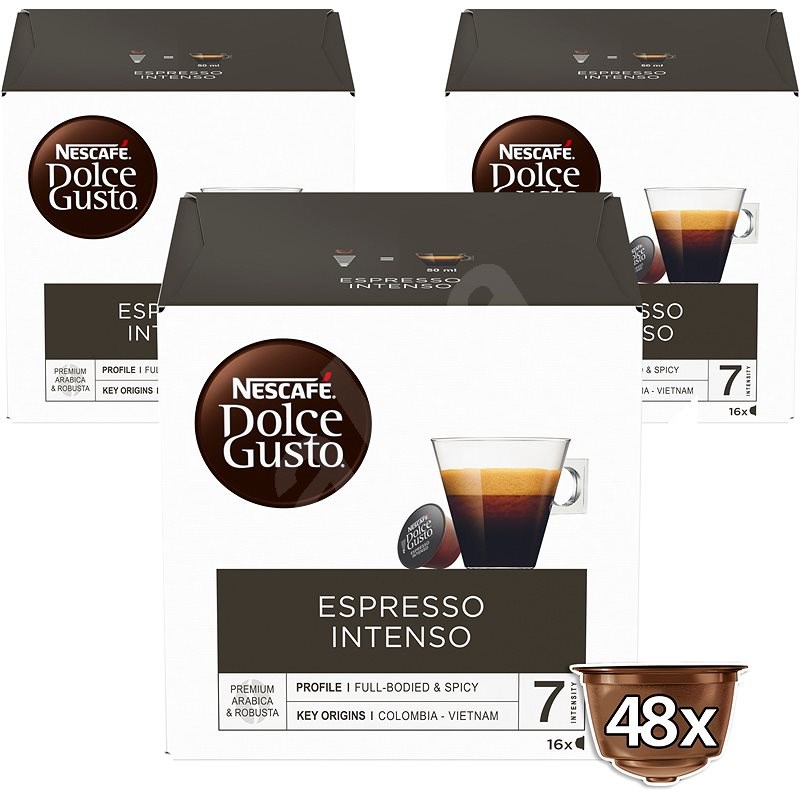 NESCAFÉ Dolce Gusto Espresso Intenso, 3 csomag - Kávékapszula