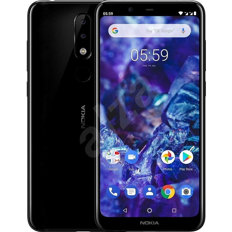 Nokia 5.1 Plus fekete - Mobiltelefon