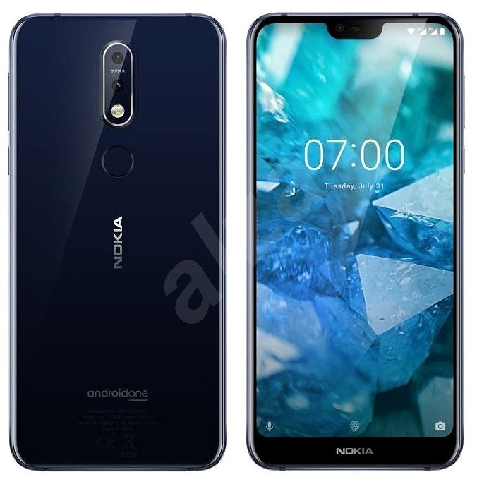 Nokia 7.1 Dual SIM 32GB, kék - Mobiltelefon