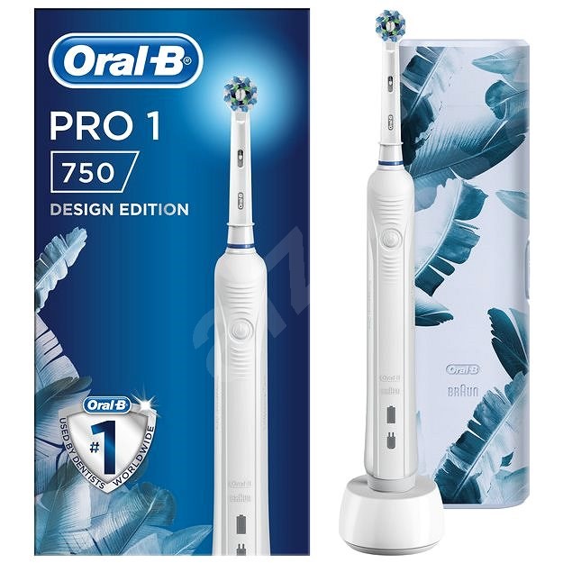Oral-B Pro 750 Cross Action White + Úti tok - Elektromos fogkefe