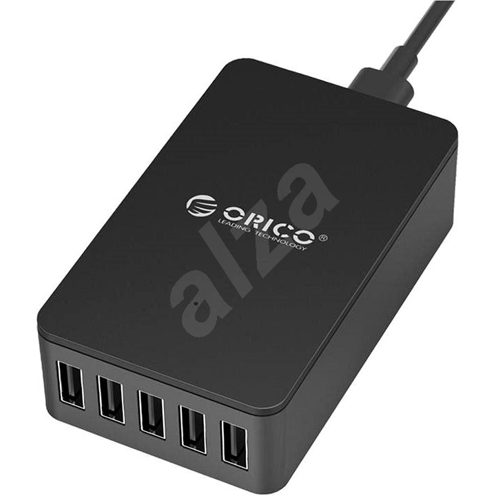 ORICO Charger PRO 5x USB fekete - Hálózati adapter