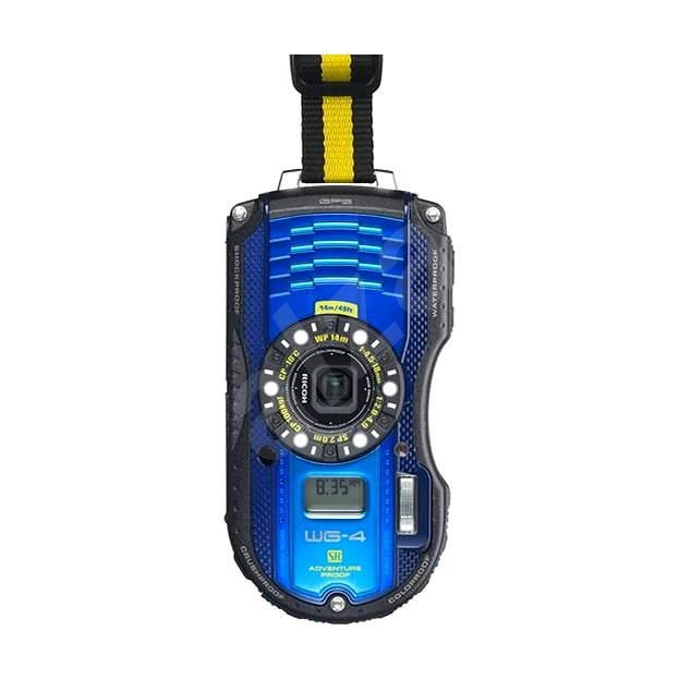  PENTAX RICOH WG-4 GPS Blue + Case + webbed strap + an 8GB memory card  - Digital Camera