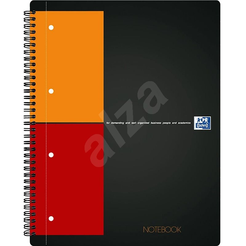 OXFORD International Notebook A4+, 80 lap, négyzetrácsos - Jegyzetfüzet
