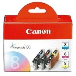 Canon CLI-8 C/M/Y Pack cián, magenta, sárga - Tintapatron