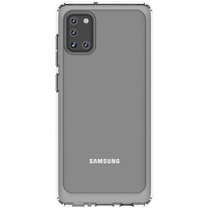 Samsung félig átlátszó hátlap a Galaxy A31 készülékhez átlátszó - Telefon hátlap