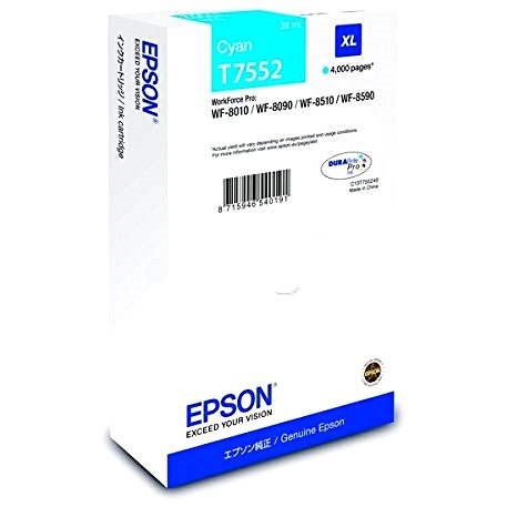 Epson T7552 XL cián - Tintapatron